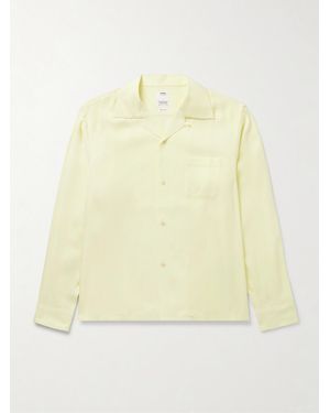 Visvim Keesey Convertible-Collar Woven Shirt - Yellow