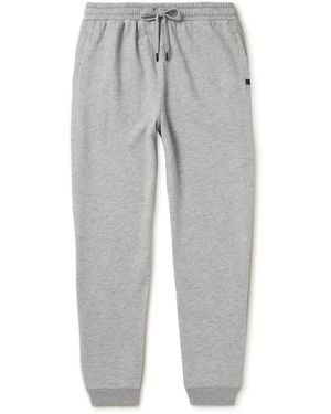 Derek Rose Quinn 1 Tapered Cotton And Modal-Blend Jersey Sweatpants - Gray