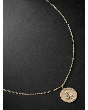 Sydney Evan Gold Diamond Pendant Necklace - Black