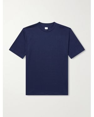Eleventy Cotton-Jersey T-Shirt - Blue