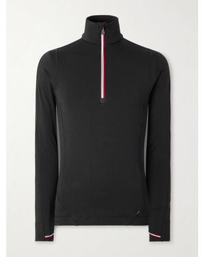 Moncler Polartec Power Grid Half-Zip Base Layer - Black