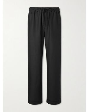 CDLP Straight-leg Lyocell Pyjama Trousers - Black
