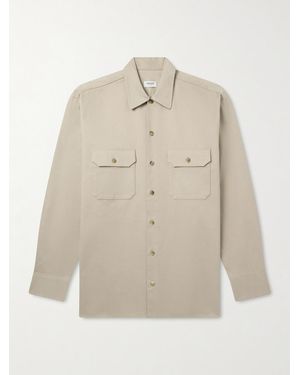 Ghiaia Cotton-twill Shirt - Natural