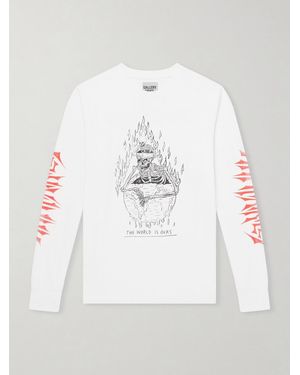 GALLERY DEPT. The World Is Ours Printed Cotton-Jersey T-Shirt - White
