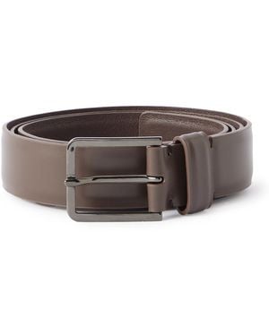 Loro Piana Rory 3Cm Leather Belt - Brown