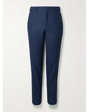 Brioni Pantaloni A Gamba Affusolata - Blu