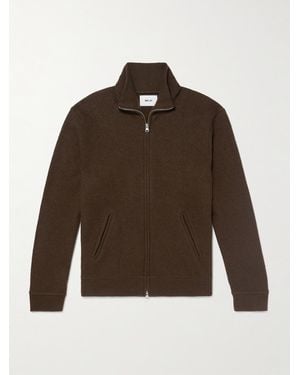 NN07 6398 Merino Wool-Felt Jacket - Brown