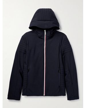 Fusalp Power Logo-appliquéd Padded Shell Hooded Jacket - Blue