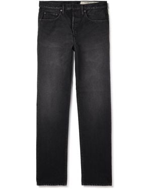 Kapital Monkey Cisco Slim-Fit Straight-Leg Jeans - Black