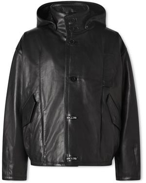 Enfants Riches Deprimes Malcolm Leather Jacket - Black
