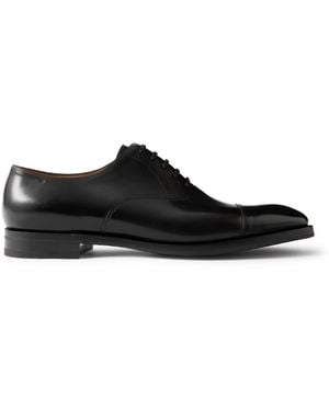 John Lobb City Ii Leather Oxford Shoes - Black