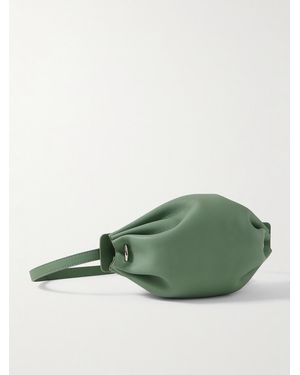 Bonastre Bon Bon Leather Messenger Bag - Green