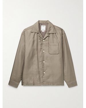 Visvim Keesey Convertible-Collar Padded Silk-Twill Shirt Jacket - Multicolour