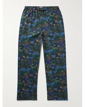Derek Rose Pantaloni Da Pigiama - Blu