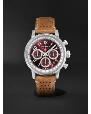 Chopard Mille Miglia Classic Automatic Chronograph 40.5Mm Stainless Steel And Leather Watch, Ref. No. 168619-3003 - Black