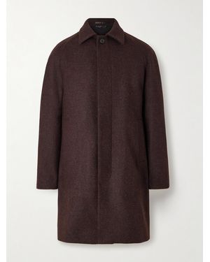 Sunspel Harris Wool-tweed Car Coat - Brown