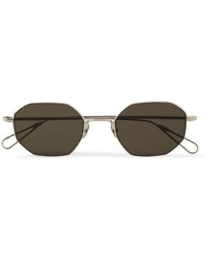 Ahlem Trocadero Octagon-Frame-Tone Sunglasses - Metallic