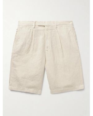 Boglioli Shorts A Gamba Dritta - Neutro