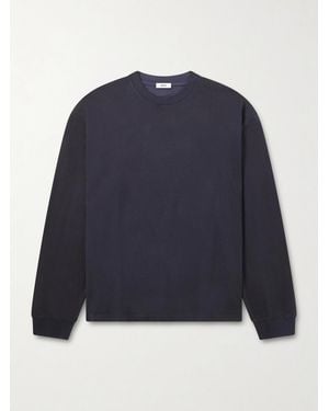 Agolde Asha Cotton-Jersey T-Shirt - Blue