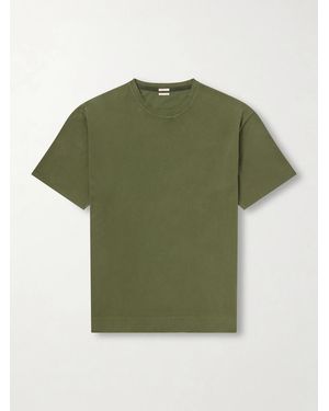 Massimo Alba Nevis Cotton-jersey T-shirt - Green