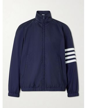 Thom Browne Striped Ripstop Track Jacket - Blue