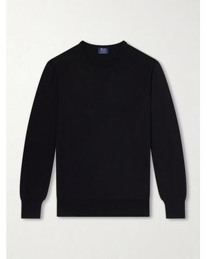 William Lockie Merino Wool Jumper - Blue