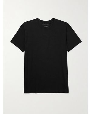 Derek Rose Basel Stretch Micro Modal-Jersey T-Shirt - Nero