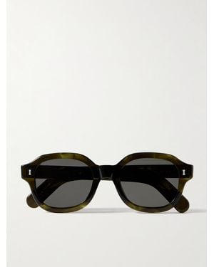 MR P. Cubitts Leirum Round-frame Acetate Sunglasses - Black