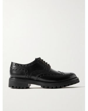 Grenson Archie Brogues aus Leder - Schwarz