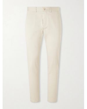 Onia Straight-Leg Cotton-Blend Pants - Natural