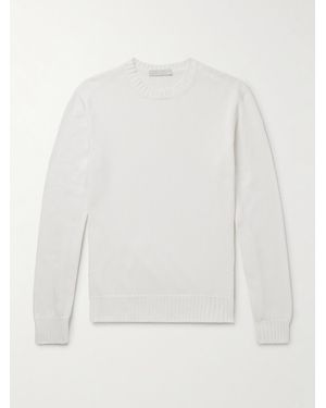 Saman Amel Pullover Slim-Fit - Bianco