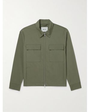 NN07 Alban 8240 Recycled-Twill Jacket - Green