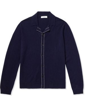 MR P. Cashmere Cardigan - Blue