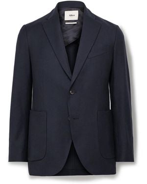 Altea Aston Slim-Fit Virgin Wool-Blend Suit Jacket - Blue