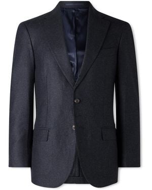 J. Mueser Waverly Wool Suit Jacket - Blue