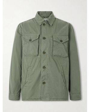Hartford Jonah Cotton-Twill Blouson Jacket - Green