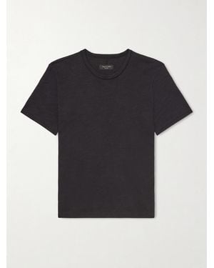 Rag & Bone Classic Cotton-Jersey T-Shirt - Black