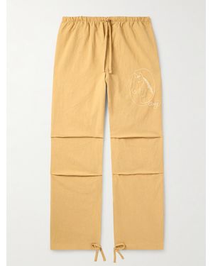 CHERRY LA Pantaloni A Gamba Dritta - Giallo