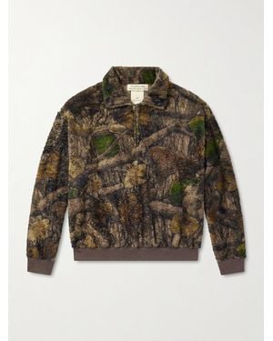 Remi Relief Fleece Half-Zip Jumper - Green