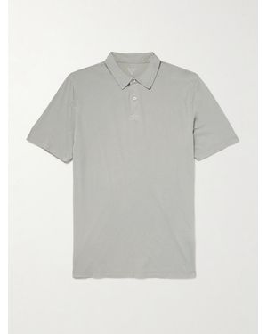 Hartford Cotton-Jersey Polo Shirt - Grey