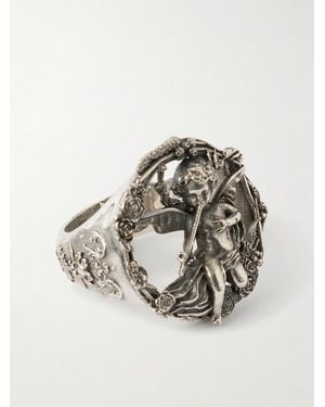Enfants Riches Deprimes Cherub Sterling Ring - Metallic