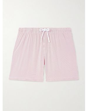 Loro Piana Shorts Da Mare Medi A Gamba Dritta A Righe Daneu - Rosa