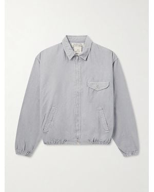 Remi Relief Cotton-Twill Jacket - Grey