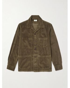 Hartford Petty Pat Cotton-Corduroy Jacket - Green