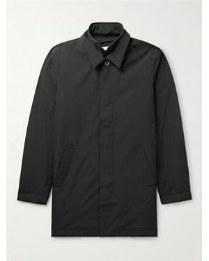 NN07 Blake 8240 Coated-Twill Trench Coat - Black
