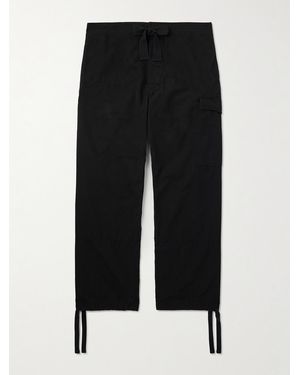 Polo Ralph Lauren Beachcomber Tapered Cotton-Canvas Cargo Trousers - Black