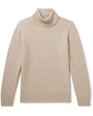Hartford Wool Rollneck Sweater - White
