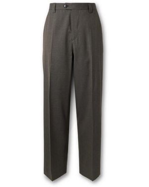 mfpen Study Straight-leg Wool Pants - Gray
