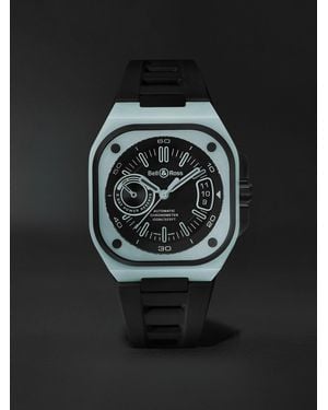 Bell & Ross Br-X5 Lum Automatic 41Mm Titanium And Rubber Watch, Ref. No. Brx5R-Blum-Tc/Srb - Black