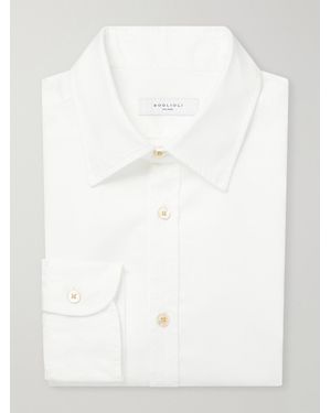 Boglioli Cotton Oxford Shirt - White